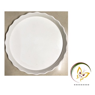 Đĩa lót chậu tròn khía phi 42cm - #062c#