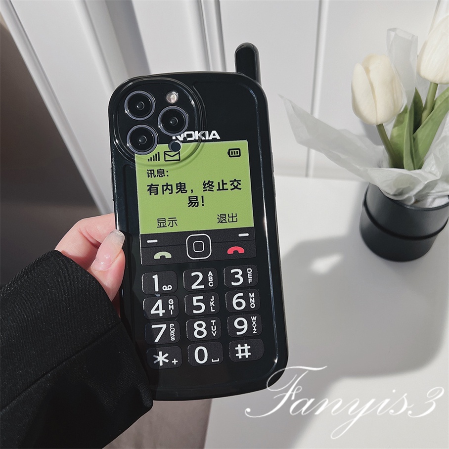 Ốp Điện Thoại Mềm Trong Suốt Họa Tiết Máy BB Cho iPhone 13 12 11 Pro Max X XR Xs Max 8 7 Plus SE 2020