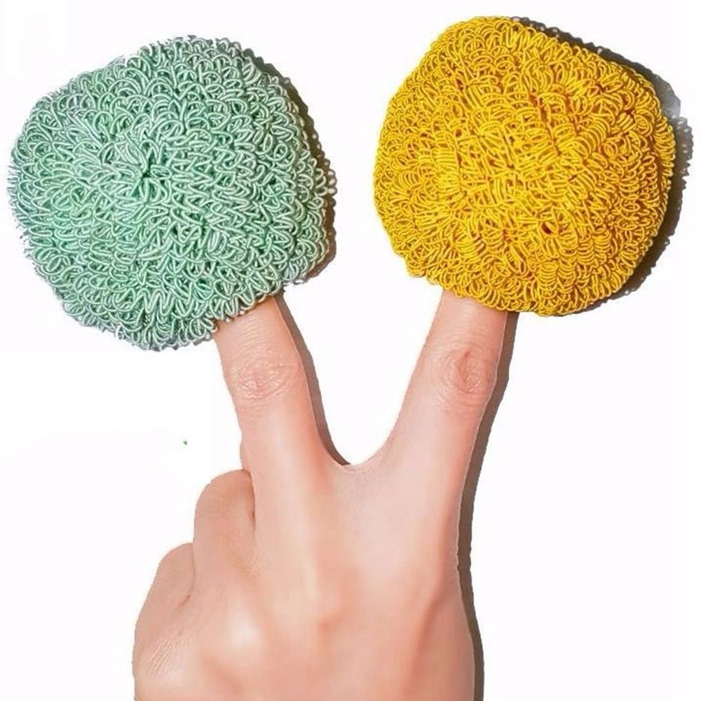 Bóng rửa chén bằng sợi microfiber chống nhờn nhiều màu cho nhà bếp