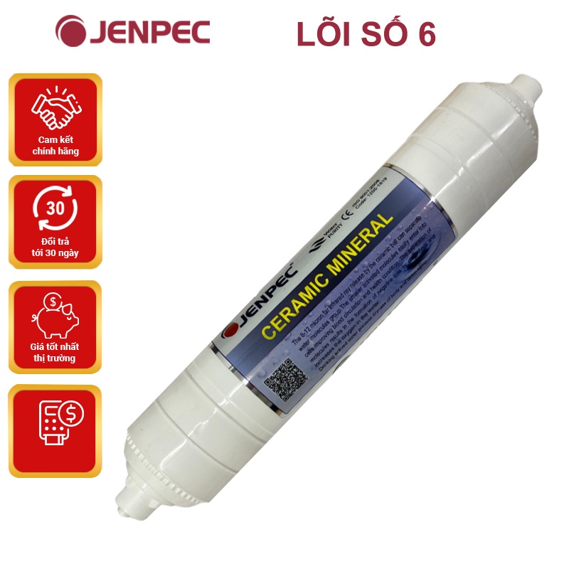 Lõi lọc số 6 máy lọc nước Ro hãng JENEC ceramic đá khoáng