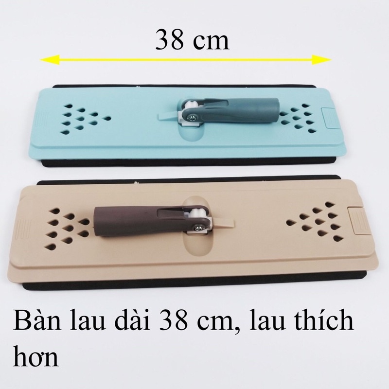 BỘ LAU NHÀ CÂY BẸ PHỐI MÀU CAO CẤP, BỘ LỚN DÙNG CÂY LAU 12X38