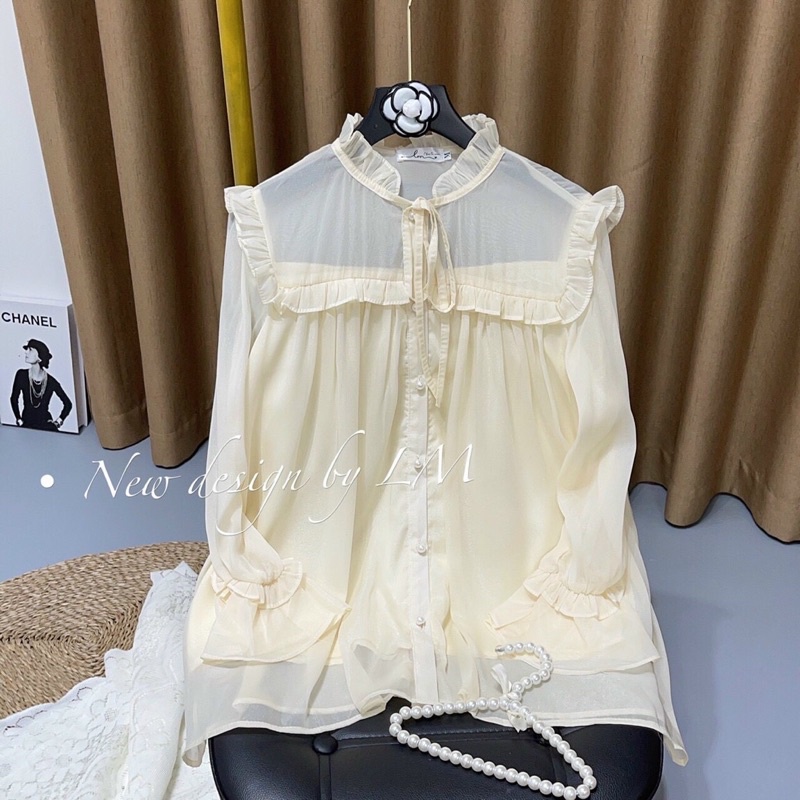 Áo tơ tiểu thư l1