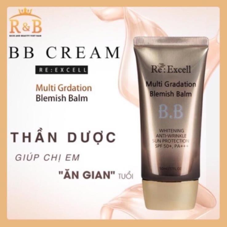 [Chính hãng] Kem nền Bb cream đa năng 3 in 1 spf50+, pa+++ che khuyết điểm chống nắng vượt trội
