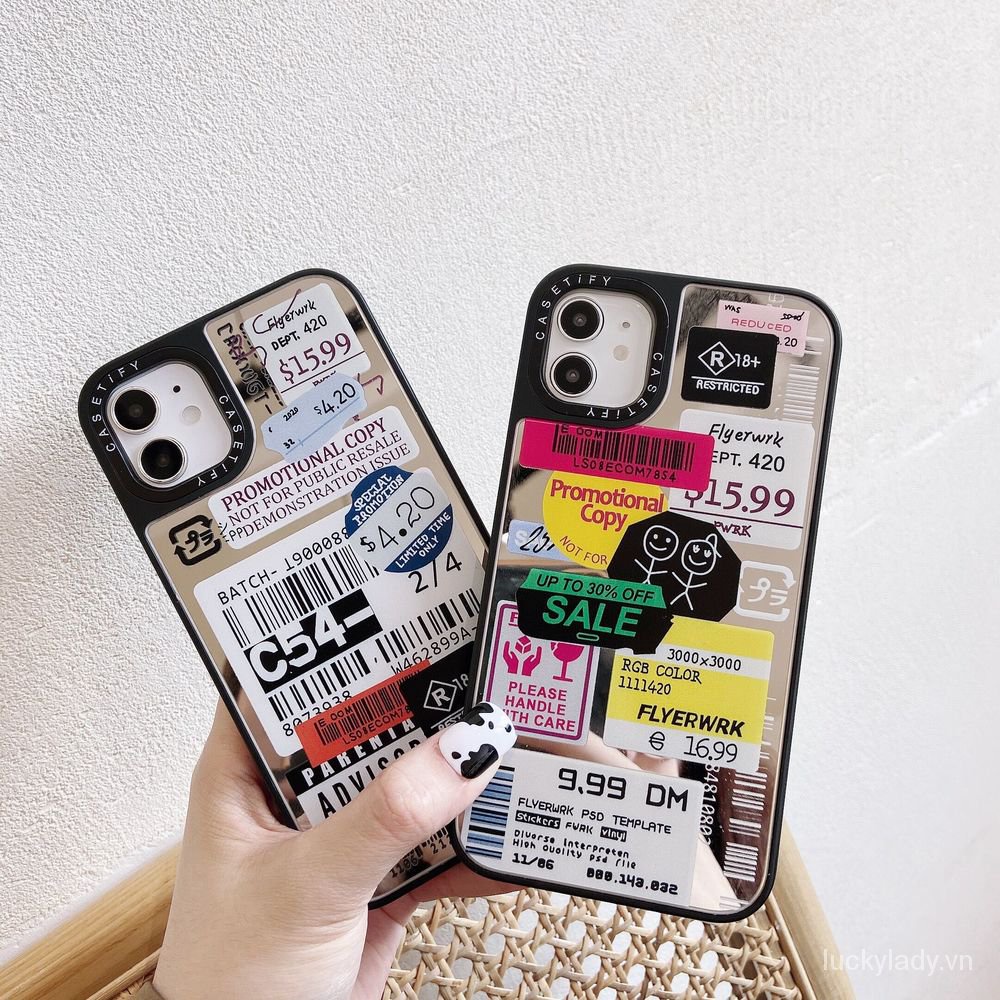 【24 Hours Shipping】【High Quality】Casetify Mirror Case Sales Icon Case iPhone12 11promax 6plus 7plus iPhoneX XR Xsmax iPhone11 Shockproof Casing lWVP