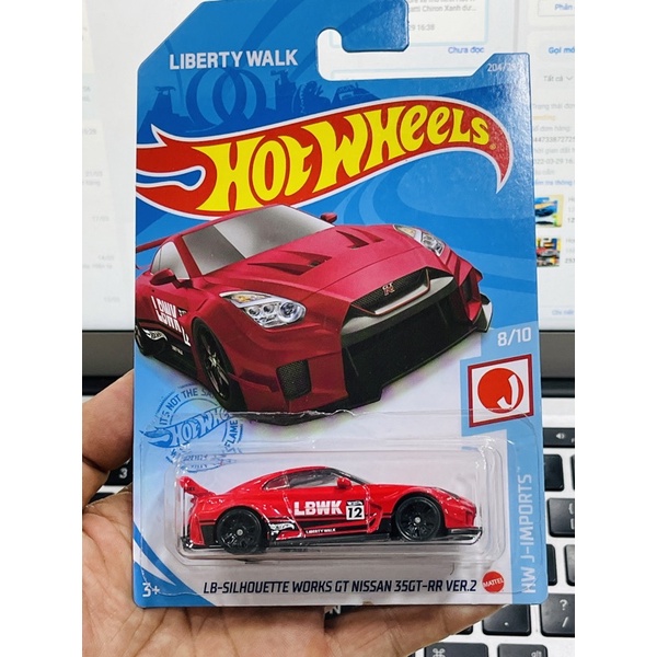 Hobby Store xe mô hình Hot Wheels basic Nissan R35 LBWK