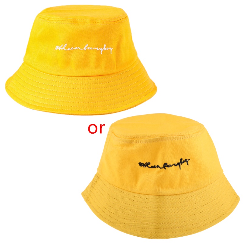 Nón Tai Bèo Rộng Vành Thêu Chữ 22 Màu Thời Trang Mùa Hè Cho Nữ