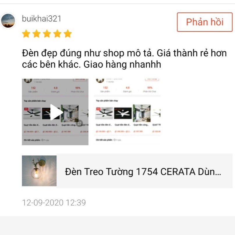 Đèn Treo Tường 1754 CERATA Dùng Trang Trí Nhà Hàng Khách Sạn. Phòng Khách, Phòng Ngủ