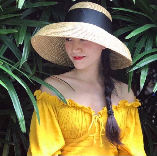 Hailey crop (croptop nhún bèo tay phồng)