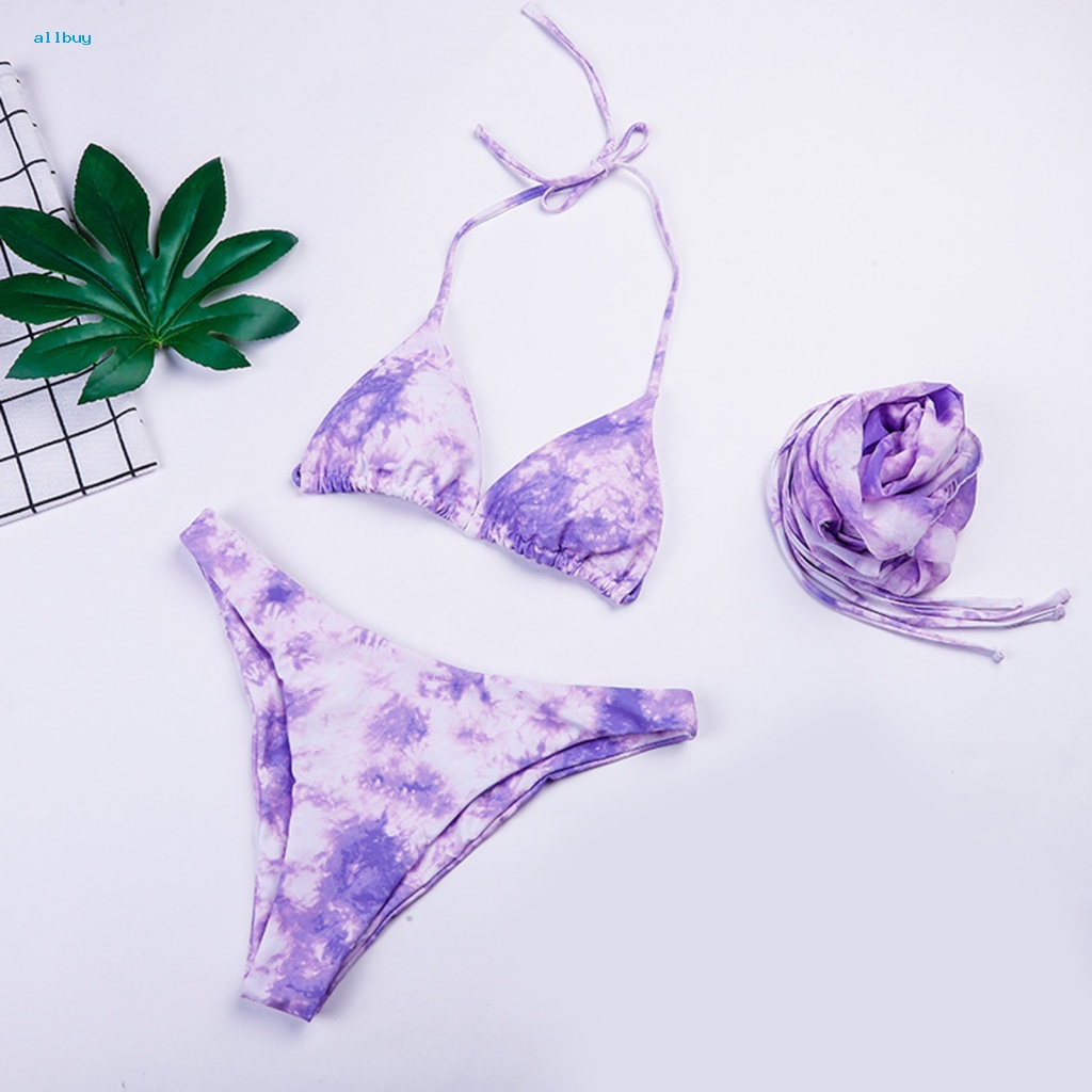 Allbuy 1 Bộ Áo Tắm Nữ Hở Lưng