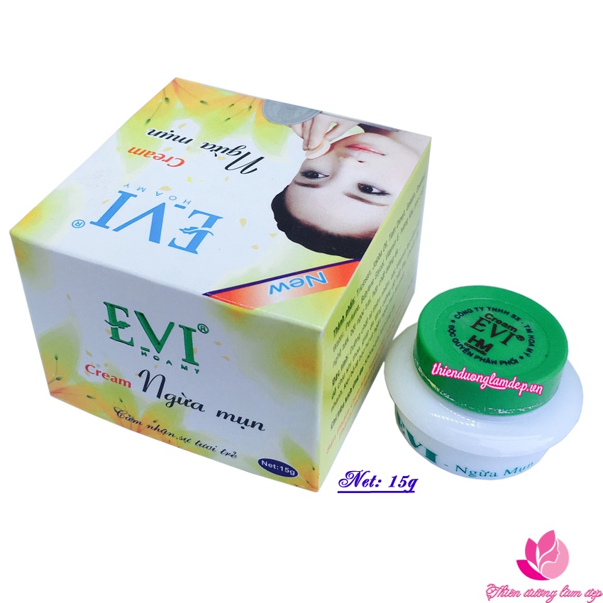 Kem ngừa mụn EVI 15g