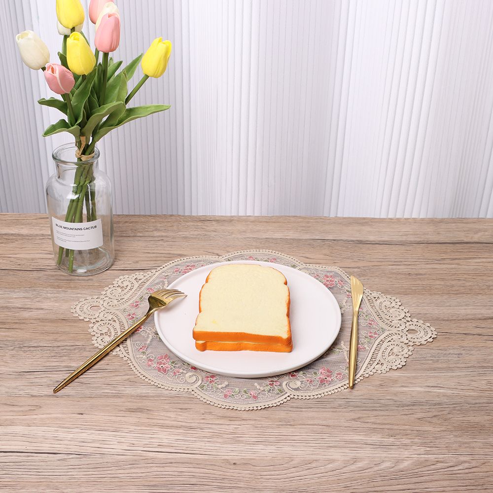 Tấm Lót Cốc Cà Phê Họa Tiết Ren Phong Cách Cổ Điển Nhiều Màu Sắc