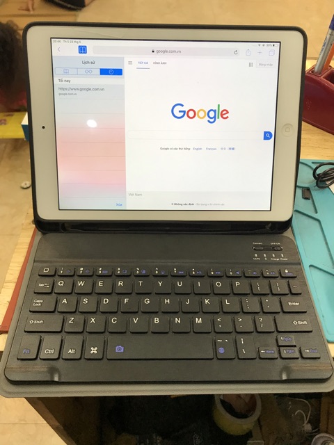 Bao da iPad kèm bàn phím Bluetooth cho ipad 2018/2017/pro9.7/ air2/ air Smart Keyboard