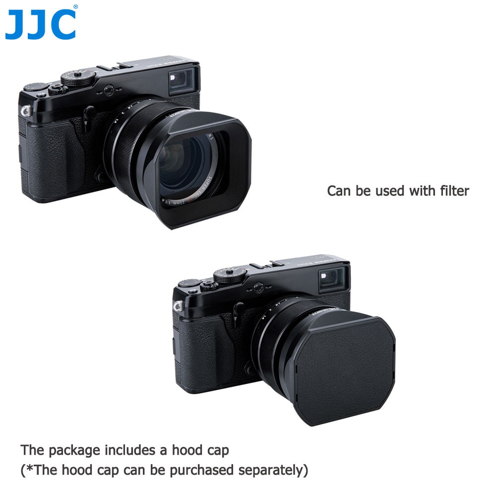 JJC Camera Lens Hood Shade for Fujinon XF 23mm F1.4 & 56mm F1.2 R (APD) on XT30 XT20 XT10 XPro2 XPro1 XT3 XT2 Replaces LH-XF23