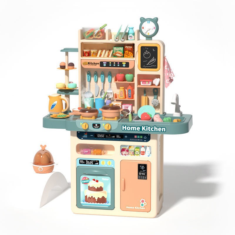 Bộ đồ ăn trẻ em đồ chơi Đồ chơi giáo dục❇✒❄Bộ đồ chơi mô phỏng nhà bếp trẻ em dùng có thể nấu ăn cho bé trai và gái 3