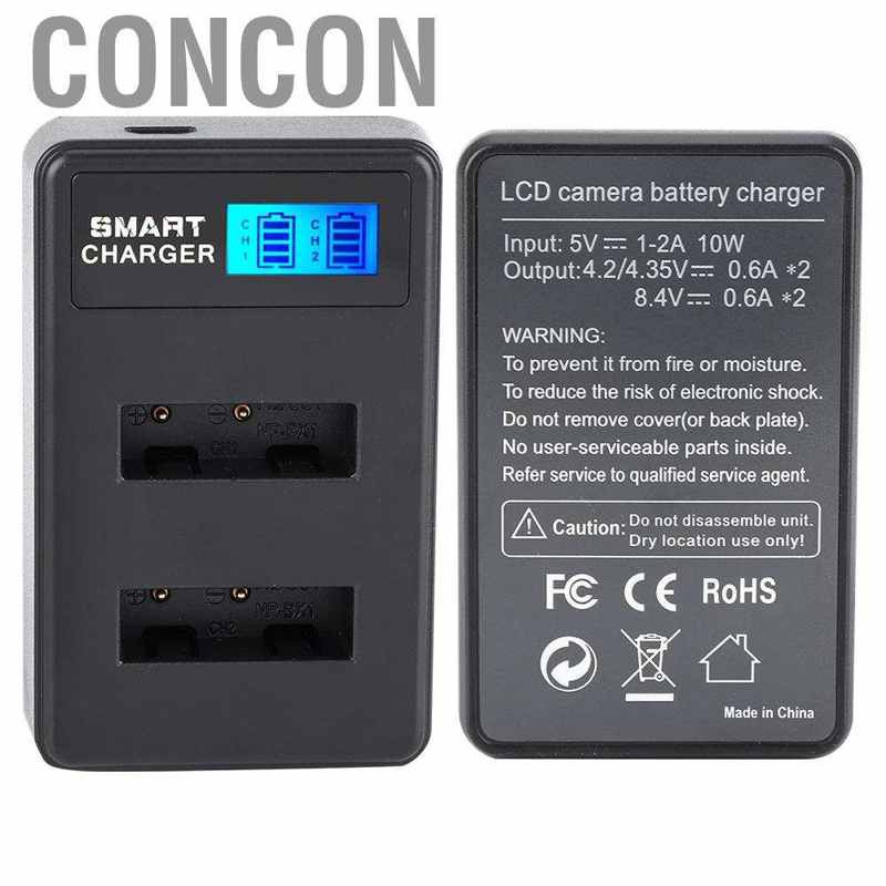 CONCON Replacement NP-BX1 USB Dual Charger for Sony DSC-RX1 WX300 HX50V DSC-RX100 B140