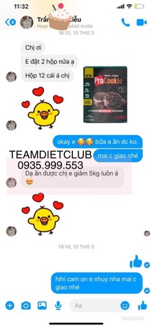 Bánh giảm cân Procookie Diet