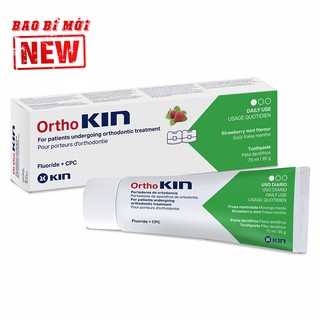 Kem đánh răng Ortho Kin cho răng niềng