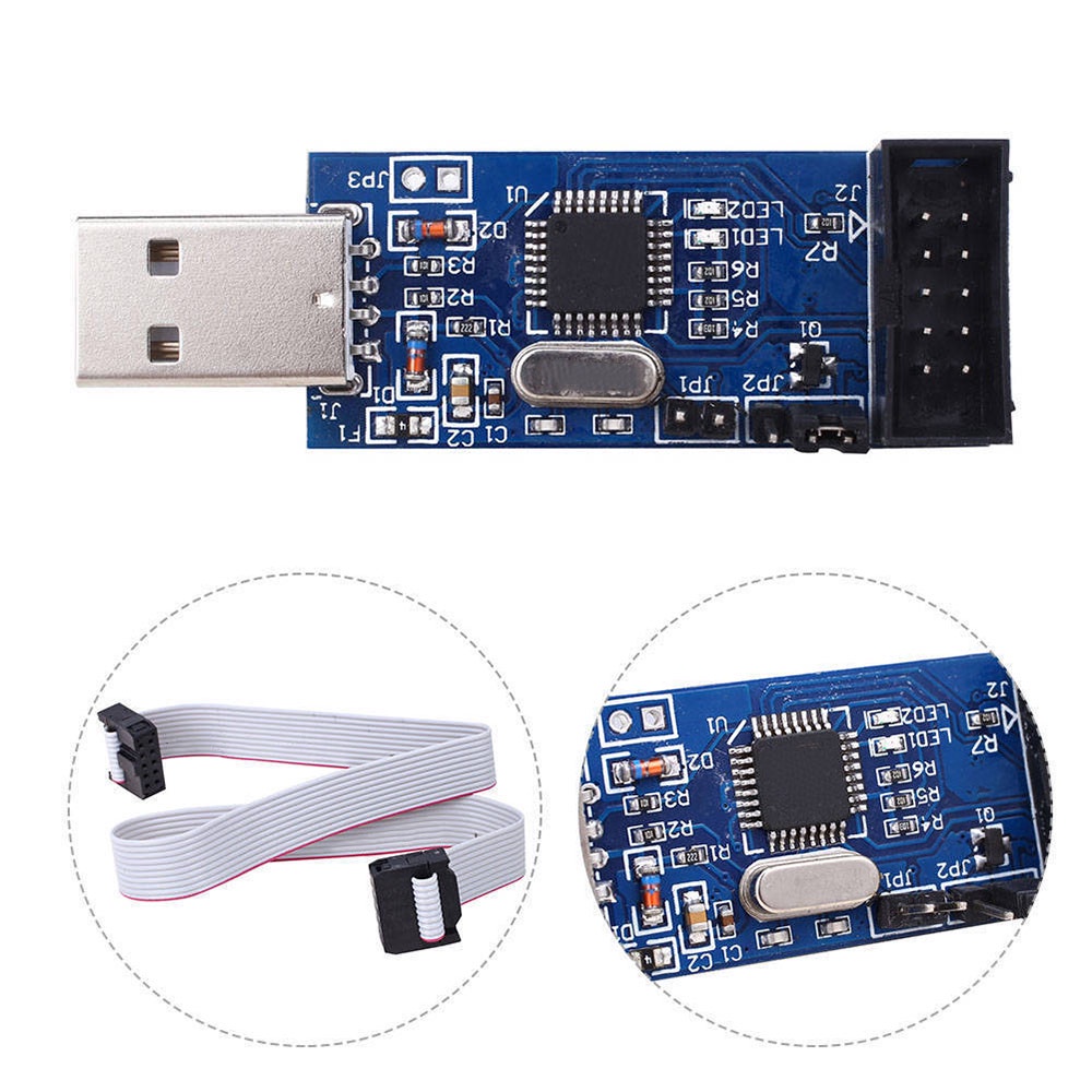 Mersavo Dây Cáp Usb Isp 3.3v Ndg Avr Atmel Atmega8