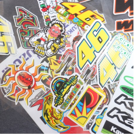 BỘ TEM LOGO TRANG TRÍ 46 NHIỀU KIỂU TRANG TRÍ XE BẮT MẮT