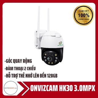 Camera wifi onvizcam hk30 camera ngoài trời chống nước cao cấp, camera giám sát chống trộm 3mpx