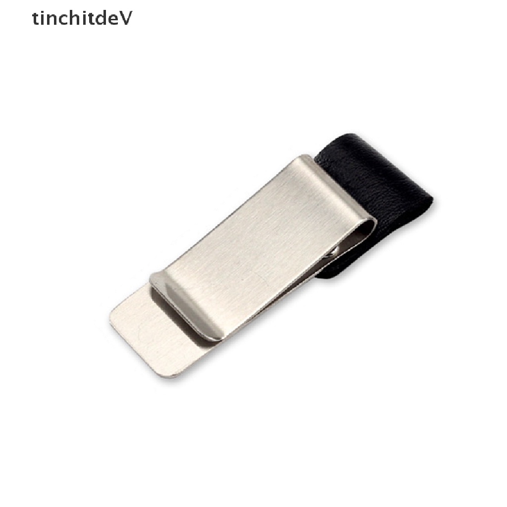 1 Kẹp Giấy / Da / Đồng Thau Bằng Thép Không Gỉ Tiện Dụng