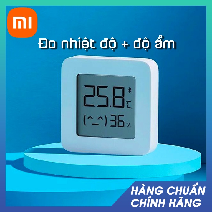 Nhiệt kế điện tử 2 trong 1 Xiaomi, đo nhiệt độ và độ ẩm phòng, kết nối bluetooth với app Mi home