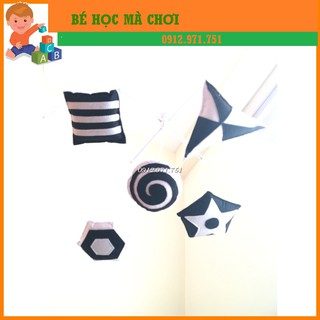 Treo nôi vải HANDMADE kích thích phát triển thị giác cho bé