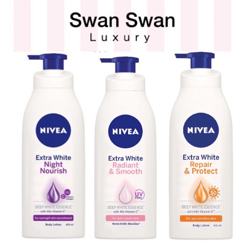 SỮA DƯỠNG THỂ TRẮNG DA BODY NIVEA THÁI LAN 400ML