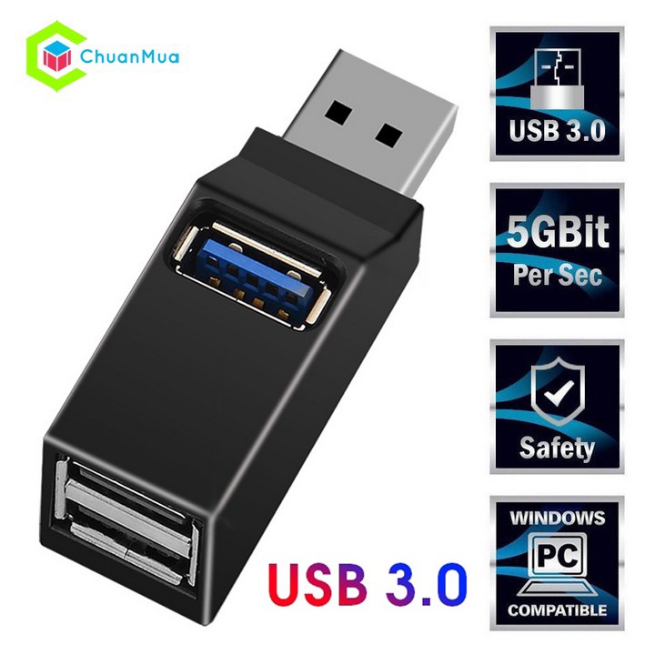 Hub Chia Cổng USB 3.0 Laptop / PC Tốc Độ Cao