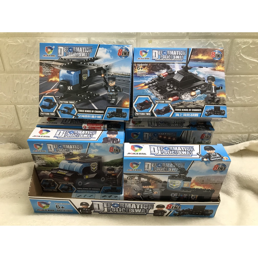 LEGO CẢNH SÁT BẮT CƯỚP 8 IN 1