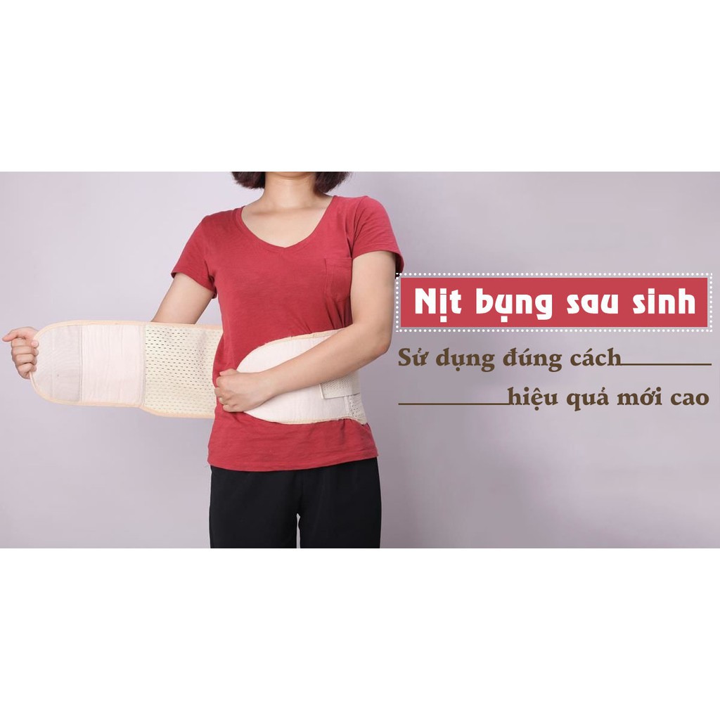 [Sẵn Hàng Giao Ngay] đai ghen bụng tặng ngay miếng dán tan mỡ