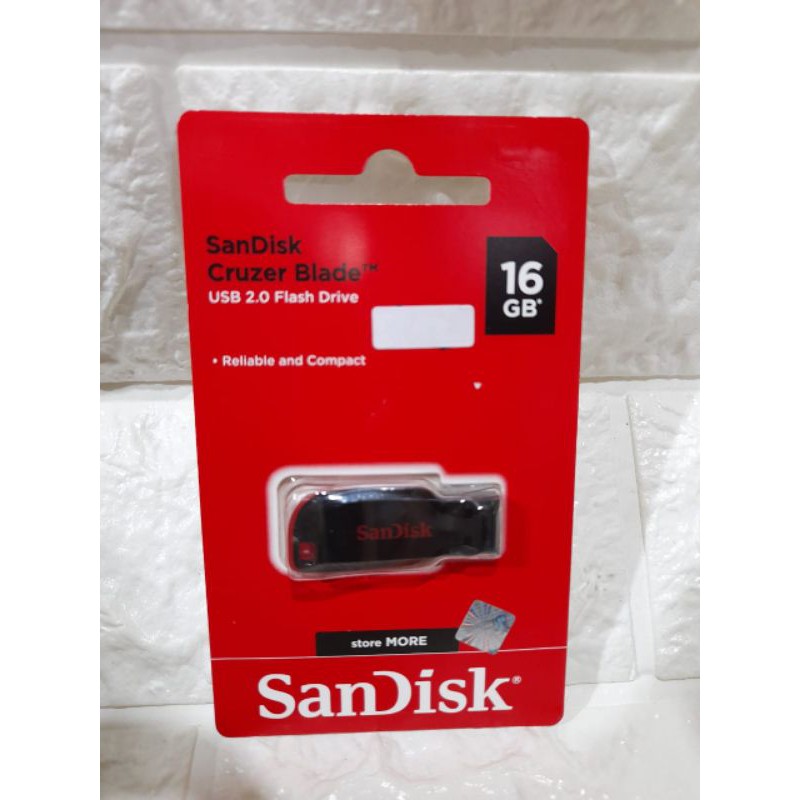 Usb Flashdisk Sandisk 16gb Cruzer Blade Cz50 16gb