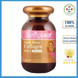 🍓TÁCH LẺ🍓 Viên Uống Collagen 6 in 1 Spring Leaf 60 Viên, 180 Viên