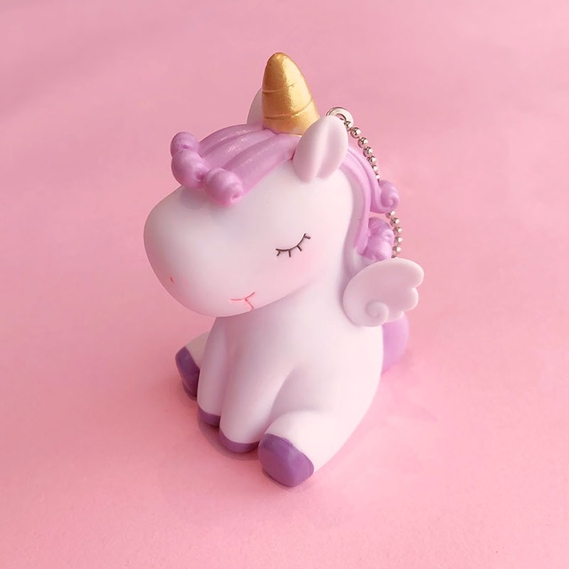 Móc khoá  ngựa unicorn pony silicon cute đủ màu sắc