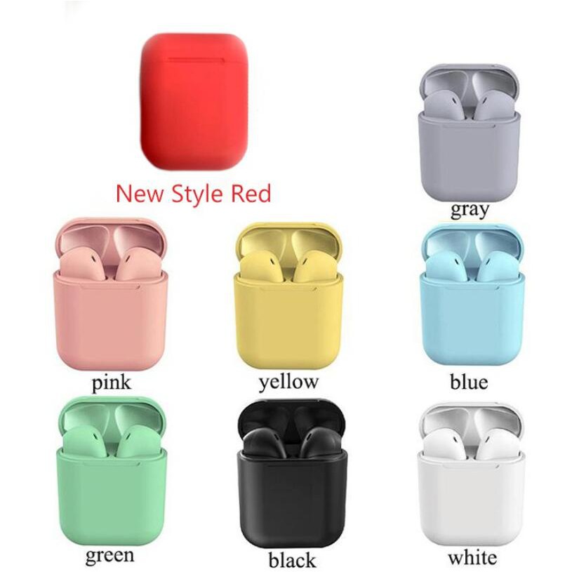 Tai nghe nhét tai không dây Bluetooth 5.0 màu Macarons 12