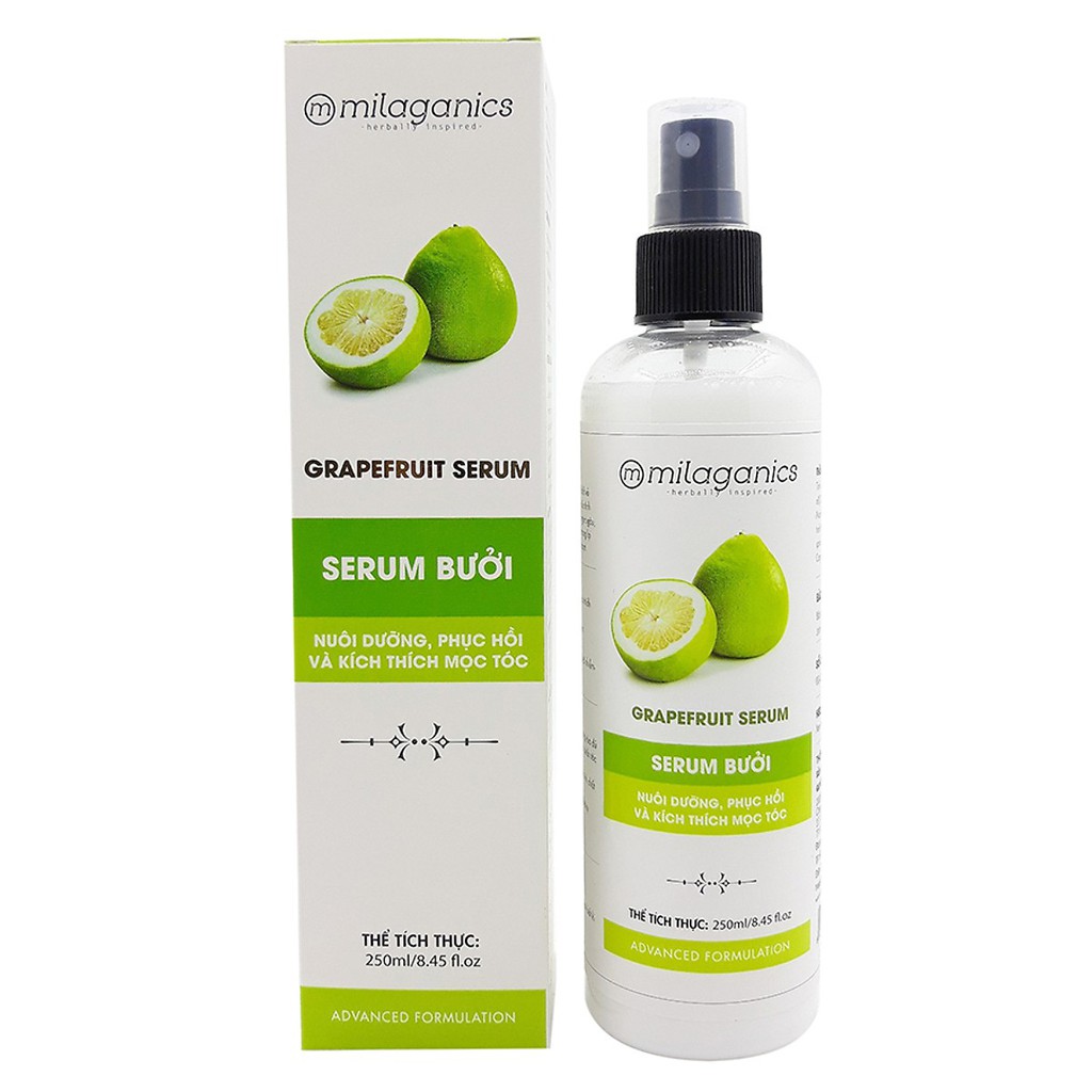 Serum Bưởi Kích Thích Mọc Tóc Milaganics (250ml)