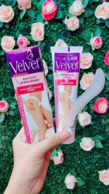 Kem Tẩy Lông Velvet Depilatory Cream với công thức 2 trong 1, vừa giúp làm sạch, nhanh gọn, vừa bổ sung dưỡng chất nuôi