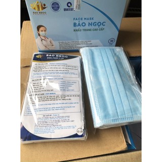 KHẨU TRANG Y TẾ LỚP KHÁNG KHUẨN HÀNG CTY TBYT BẢO NGỌC CHÍNH HÃNG