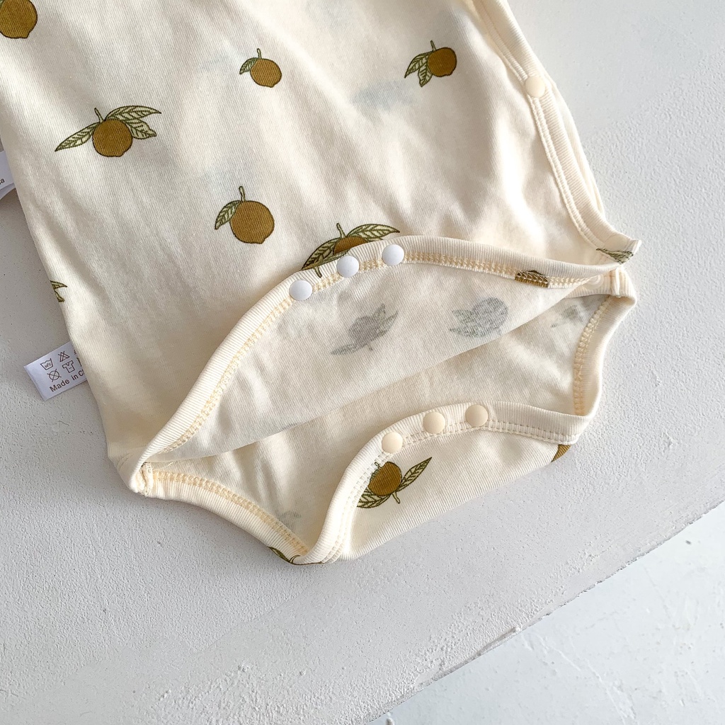 Áo Liền Quần Tay Dài Thời Trang Mùa Hè Xinh Xắn Cho Bé 0-3 Tuổi