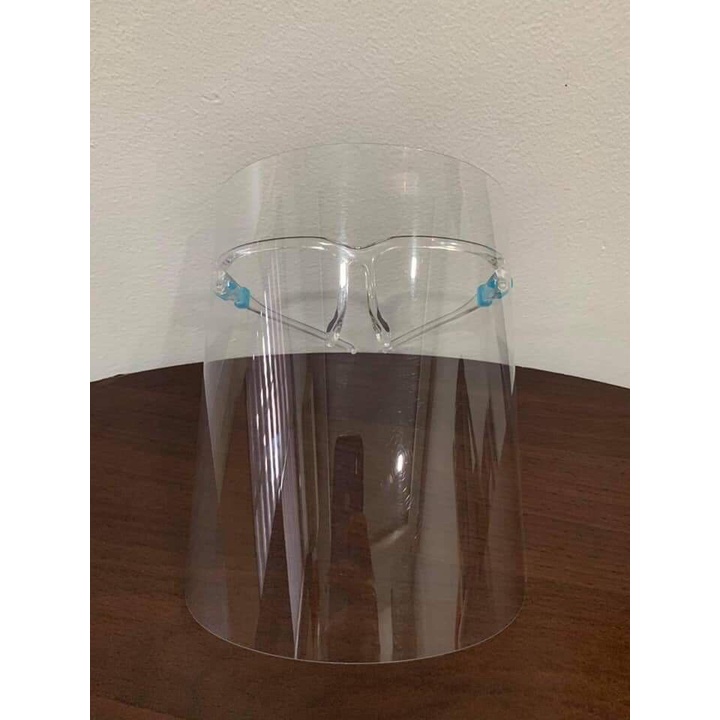 Combo 3 chiếc kính chắn giọt bắn chống dị.ch có gọng gương, an toàn, dễ sử dụng - màn chắn y tế