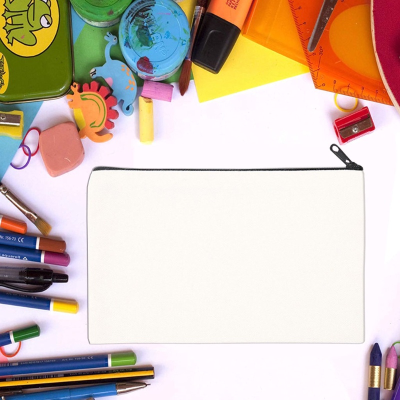 Túi Đựng Bút Bằng Vải Canvas Đa Năng Tiện Dụng Mang Theo Du Lịch