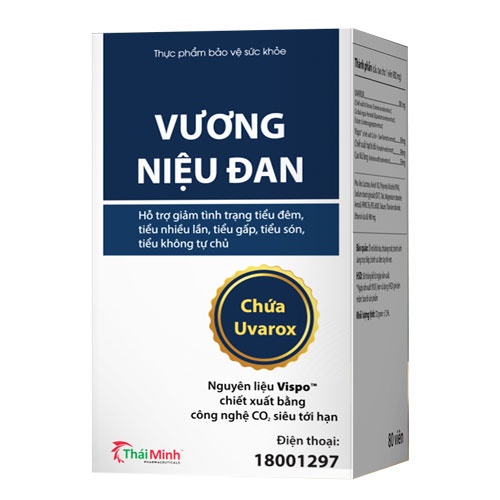 Vương Niệu Đan - Giúp cải thiện tình trạng tiểu đêm, tiểu nhiều lần (20 Viên &amp;80 viên)