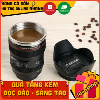 BÌNH NƯỚC LY LENS CANON EF24-105MM LỚP LÓT INOX ( CANON LENS THERMOS MUG )