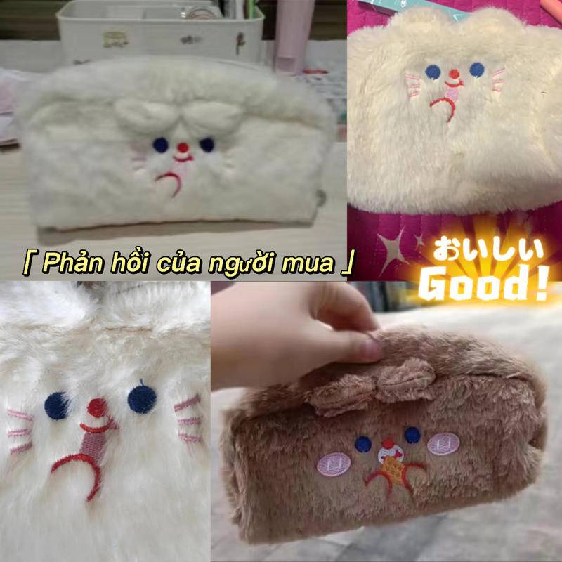 ⭐ iLado ⭐  Hộp đựng bút chì học sinh hộp bút chì Nhật Bản và Hàn Quốc cute túi nilong chủ đề nhân vật túi zip nhỏ hộp vải đựng đồ Hộp đựng hộp bút hologram bút cute bọc zip tiểu an văn phòng phẩm Đa Dụng túi đựng đồ dùng cá nhân hình