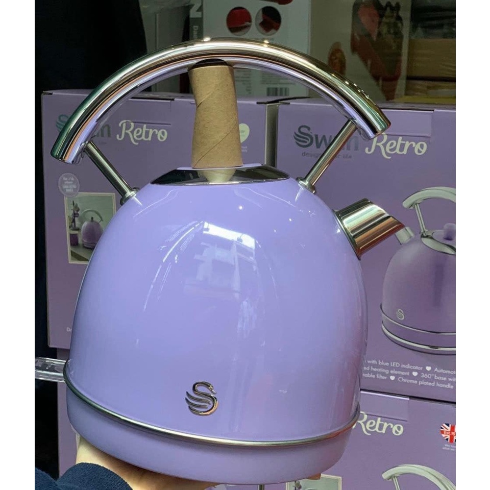 Ấm siêu tốc Swan Retro 1,8L