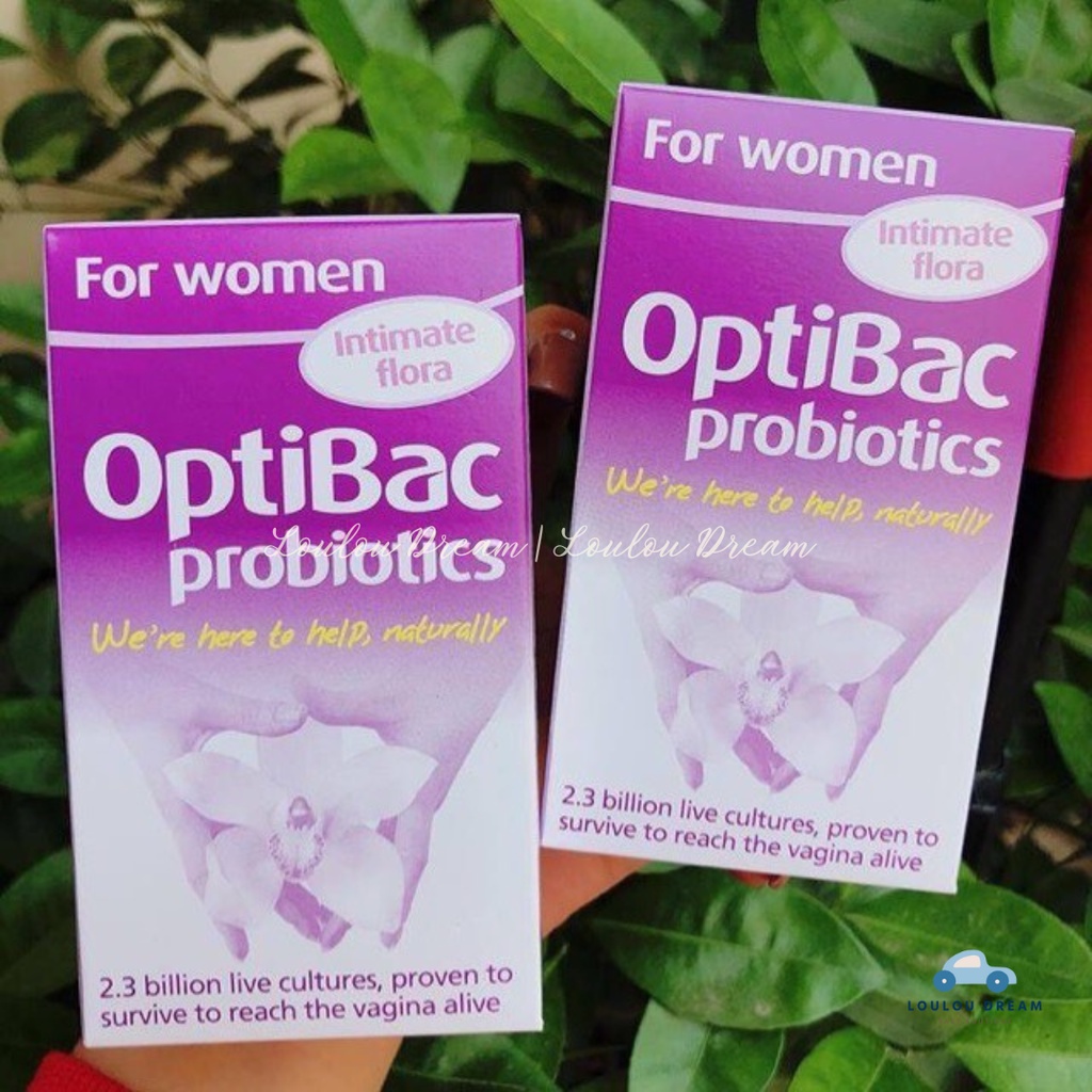 Men vi sinh Optibac tím Optibac Probiotics For Women giảm vie^m phụ khoa cho phụ nữ và mẹ bầu [CHÍNH HÃNG UK]