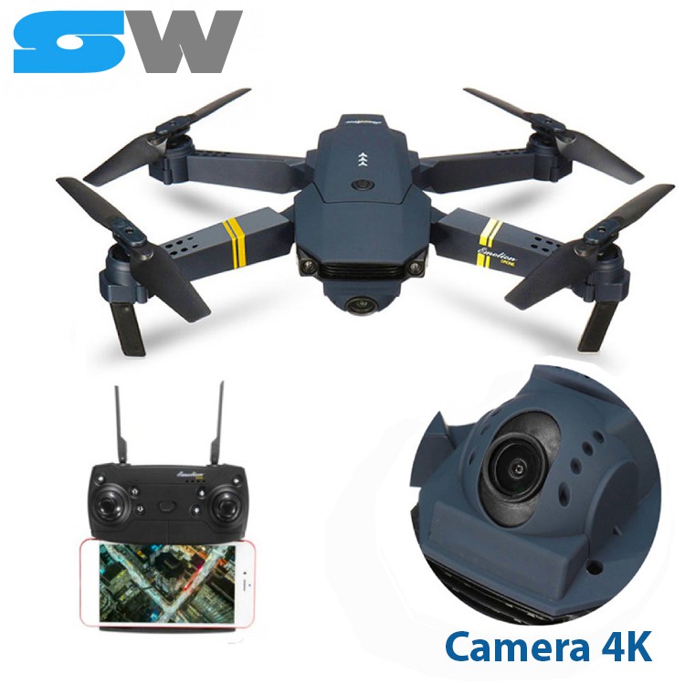 Flycam E58 Thế Hệ 2020, Camera WIFI FPV 4K HD, Tích Hợp Giữ Độ Cao, Chế Độ Không Đầu RC RTF Drone