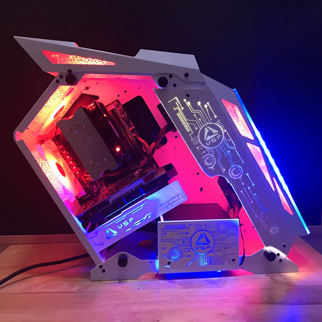 MÁY BỘ PC CASE GAMING ES1 GIÁ SINH VIÊN A520/Ryzen 3 2200G | BigBuy360 - bigbuy360.vn