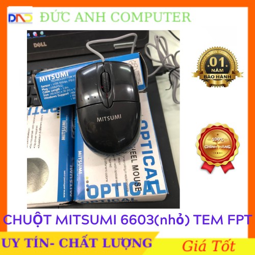 Chuột MITSUMI 6603 Tem -Cổng Kết Nối USB- Full box