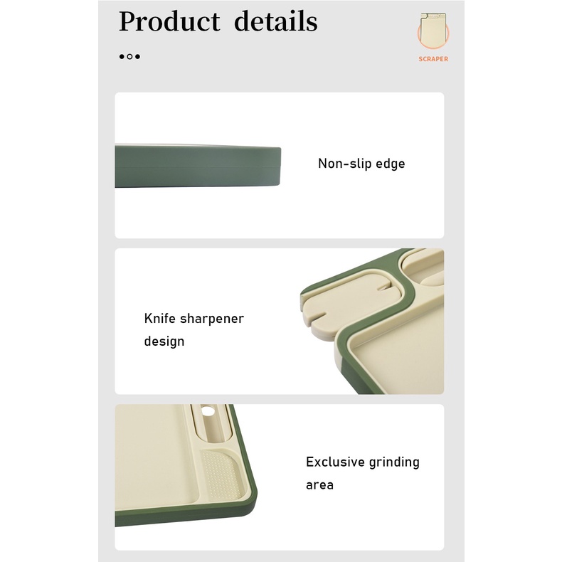 Thớt Nhựa Đa Năng Chống Bụi Tiện Dụng Cho Nhà Bếp